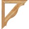 Ekena Millwork Funston Traditional Rough Sawn Bracket w/ Offset Brace, Western Red Cedar, 6"W x 34"D x 38"H BKT0604X34X38FST01RWR - alternate 2